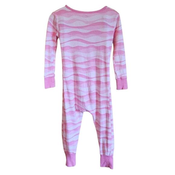2-PACK Kids Headquarters One Piece Zipper Pajamas Pink White Toddler Size 3T - Picture 7 of 8